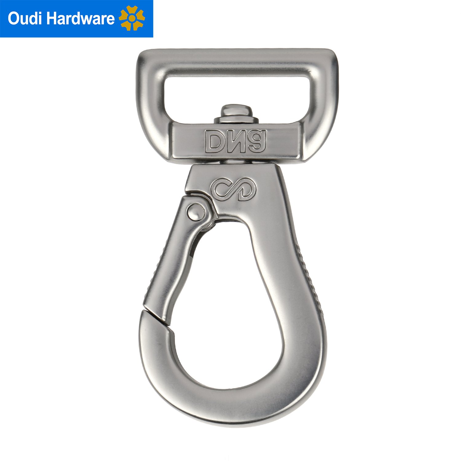 Customized Swivel Metal Dog Hook Brass Spring Carabiner Dog Leash Snap Hook With Lock Dog Collar Buckle
