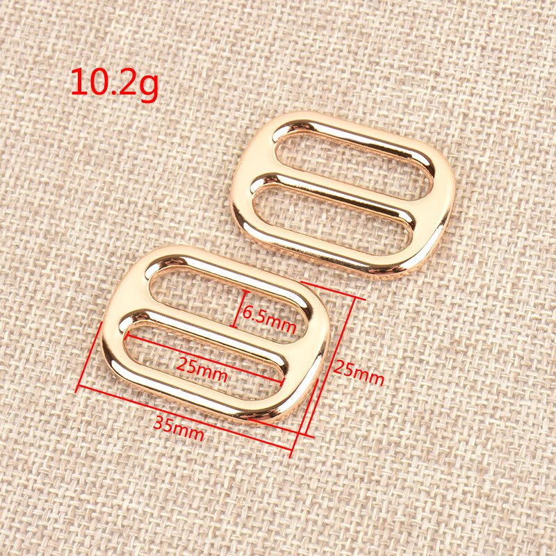 Factory Wholesale Adjustable Slider Buckle Handbag Accessories Metal Triglides Belt Buckle