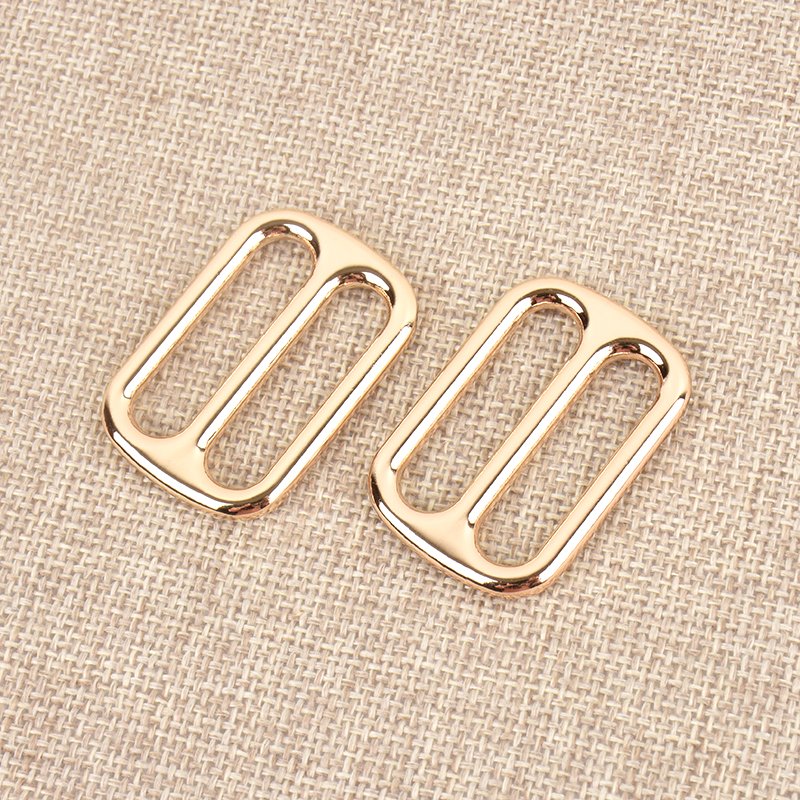 Factory Wholesale Adjustable Slider Buckle Handbag Accessories Metal Triglides Belt Buckle