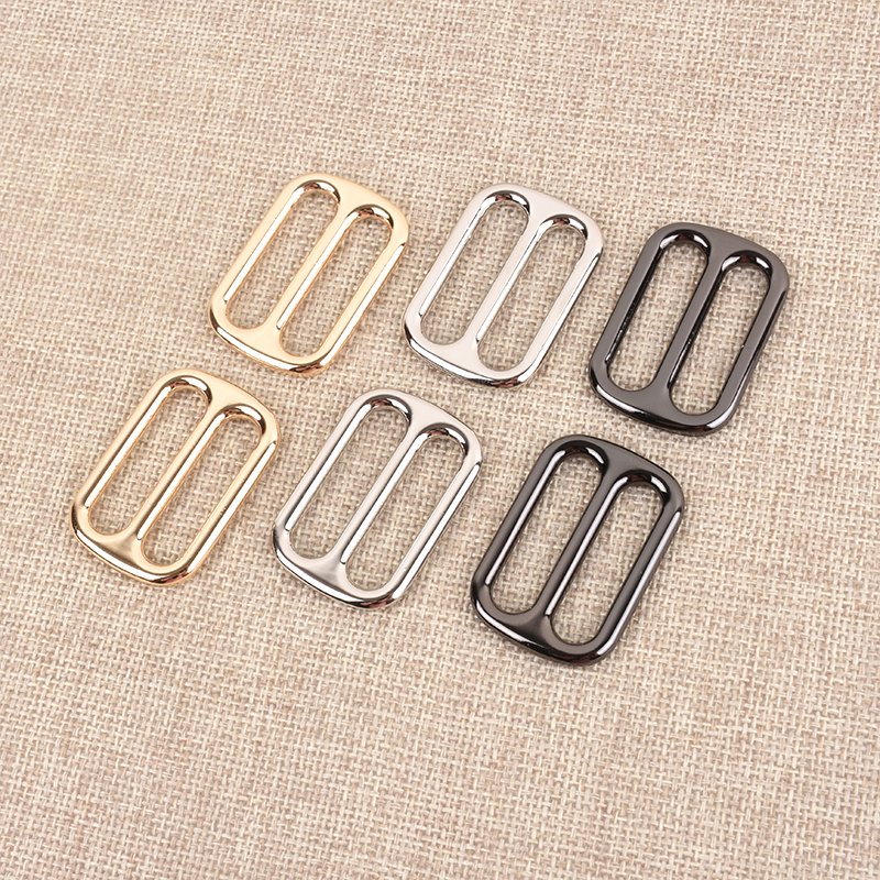 Factory Wholesale Adjustable Slider Buckle Handbag Accessories Metal Triglides Belt Buckle