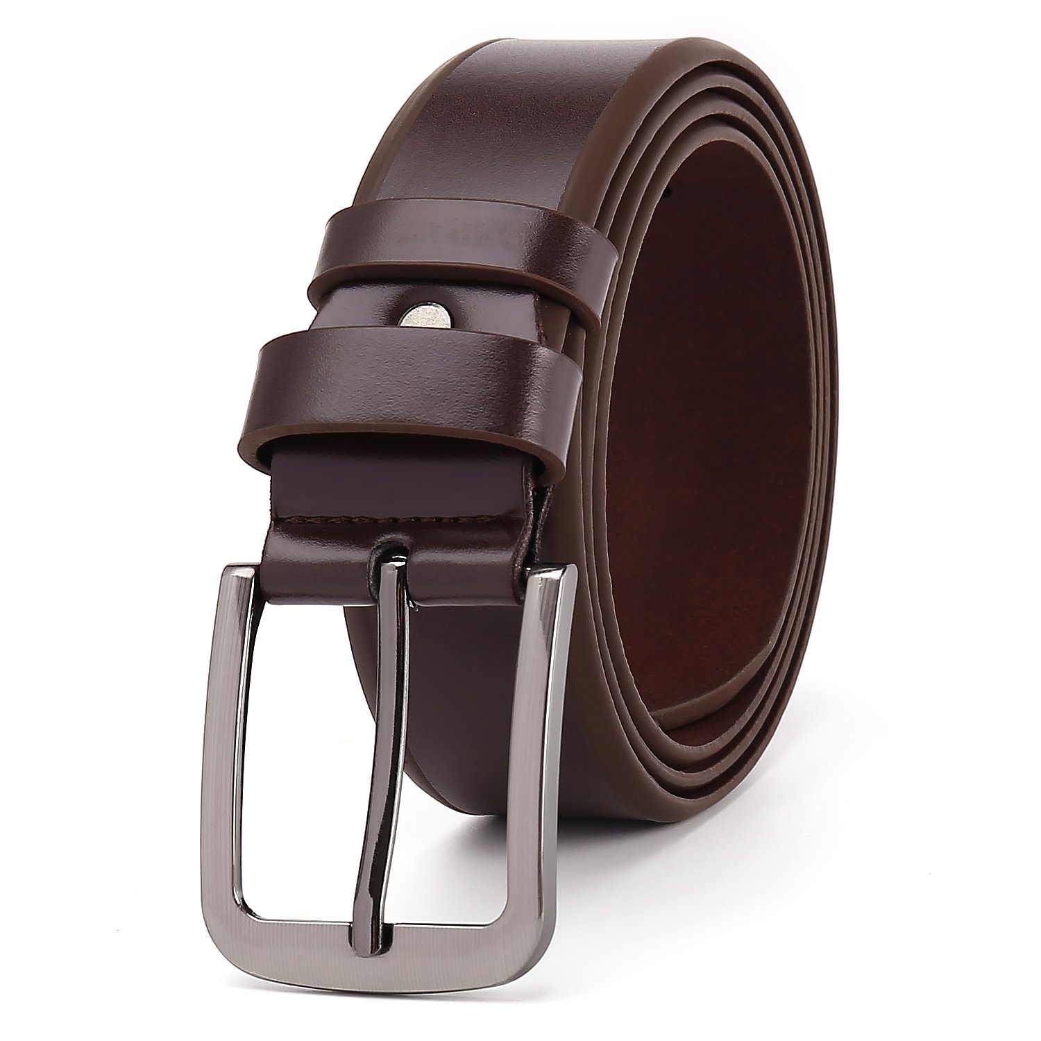 Factory customized logo leather belt cheap price men's alloy pin buckle pu leather belt manufacturer