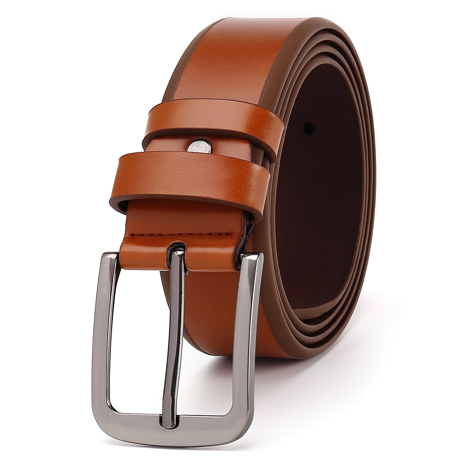 Factory customized logo leather belt cheap price men's alloy pin buckle pu leather belt manufacturer