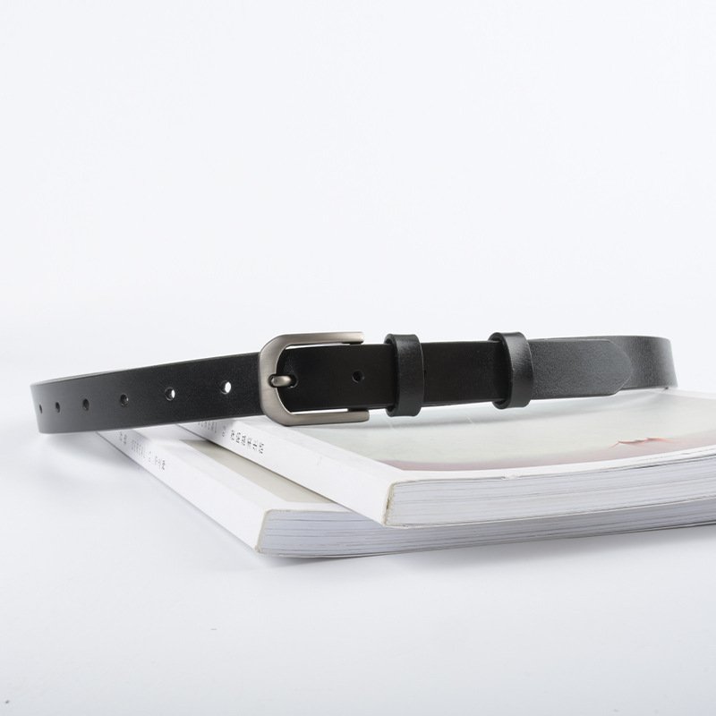 High Quality Luxury Leather Ladies Waist Belt Double Buckle Retro Carved Belt Men And Women Designer Belts