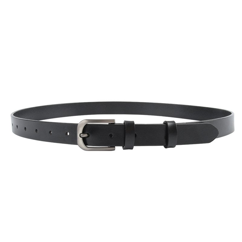High Quality Luxury Leather Ladies Waist Belt Double Buckle Retro Carved Belt Men And Women Designer Belts