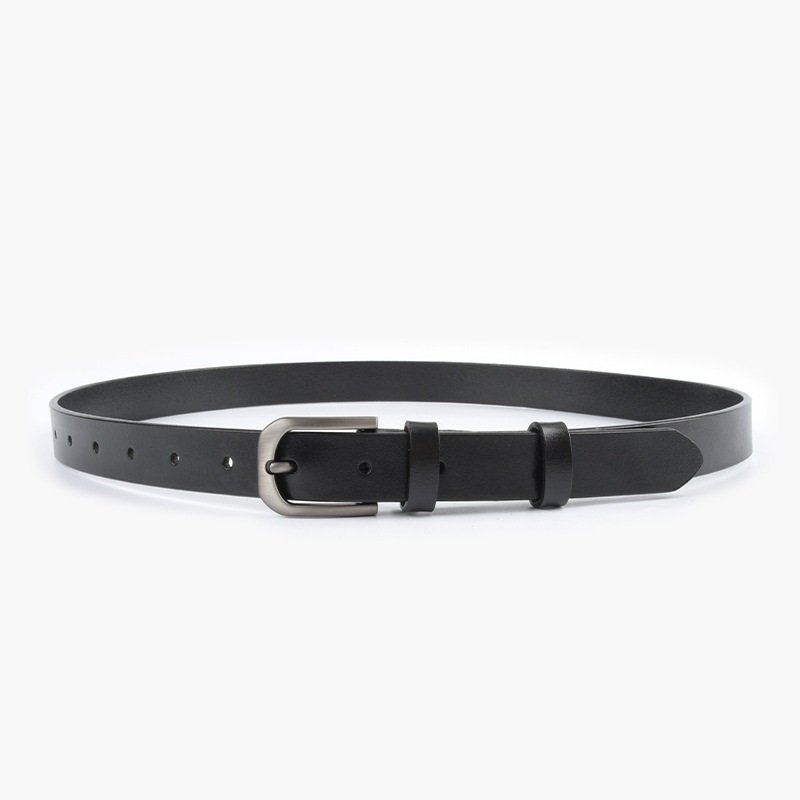 High Quality Luxury Leather Ladies Waist Belt Double Buckle Retro Carved Belt Men And Women Designer Belts