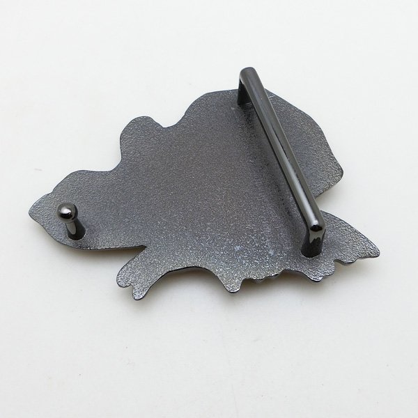 G5302-40mm 3D casting Reindeer belt buckles anime gunmetal brushed plating buckle for fashion show