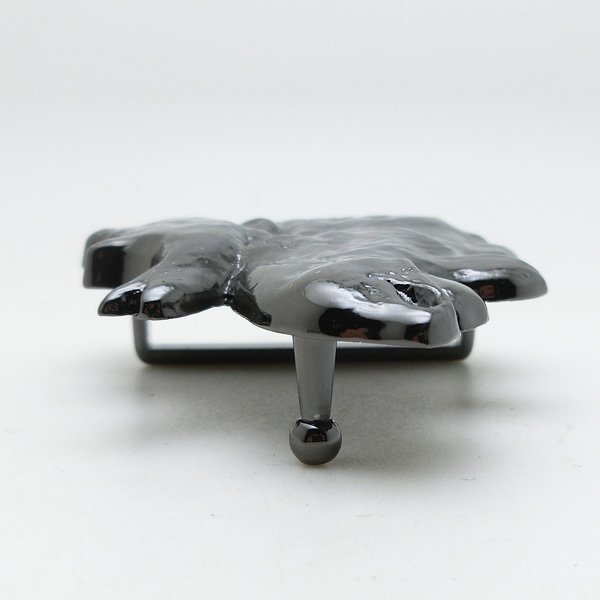 G5302-40mm 3D casting Reindeer belt buckles anime gunmetal brushed plating buckle for fashion show