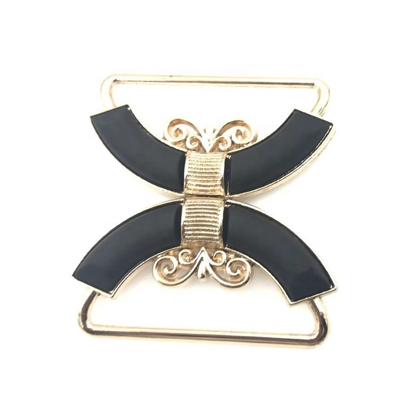 NEW Fashion Design Metal buckle Stock wholesale metal 50MM matt black buckle decorative buckle for clothes