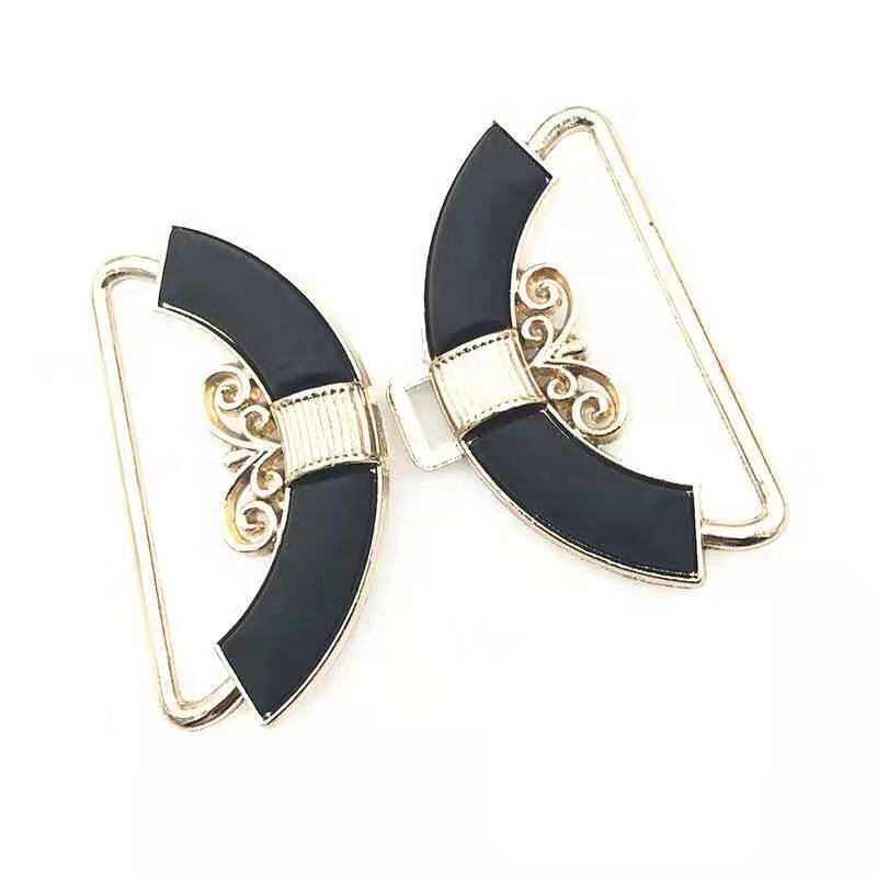 NEW Fashion Design Metal buckle Stock wholesale metal 50MM matt black buckle decorative buckle for clothes