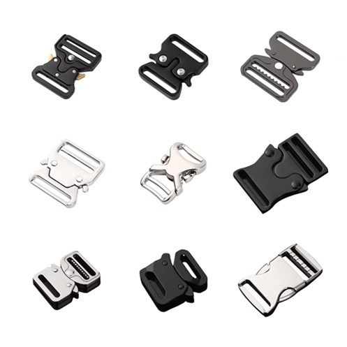 Custom Strap Adjuster Buckle Rose Gold Side Release Buckle Clips Metal Buckle For Handbags Backpack