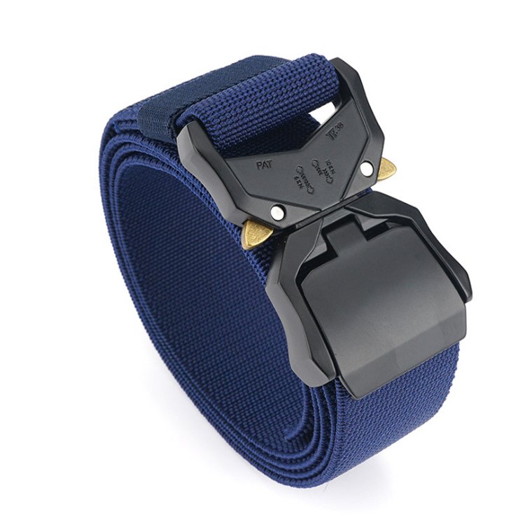 High quality custom nylon tyle tactical belt Outdoor sports Quick release Metal Buckle