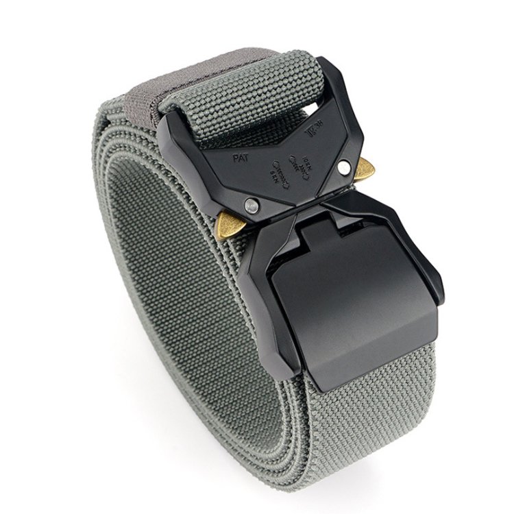 High quality custom nylon tyle tactical belt Outdoor sports Quick release Metal Buckle