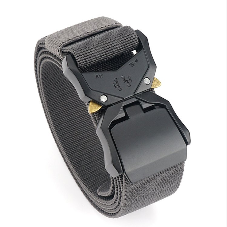 High quality custom nylon tyle tactical belt Outdoor sports Quick release Metal Buckle