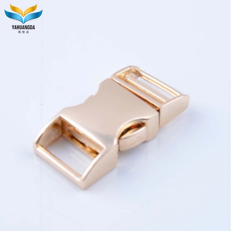 custom logo side release metal buckles wholesale