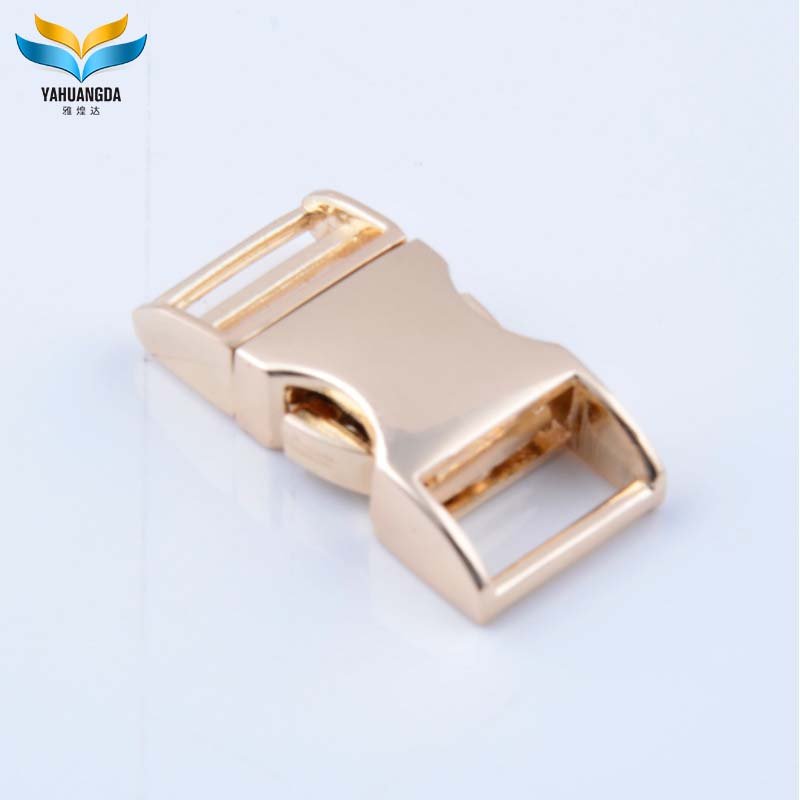 custom logo side release metal buckles wholesale