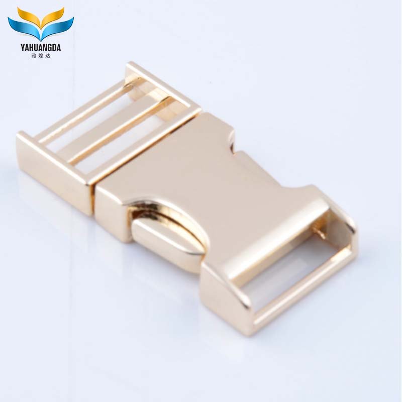 custom logo side release metal buckles wholesale