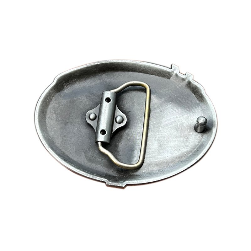 2024 Western Classic retro pattern woven cross manufacturers Wholesale Custom LOGO cowboy belt buckle for men