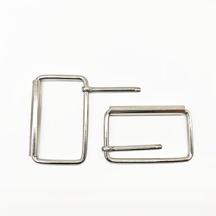 OEM ODM Custom Handbag Clothes Hardware Accessories Belt Metal Square Rings Buckles Straps Adjustable Roller Pin Buckles