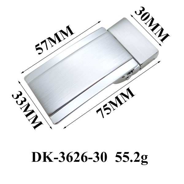 DK-3626-30mm Luxury plate buckle mens belt buckles reversible for formal leather belt