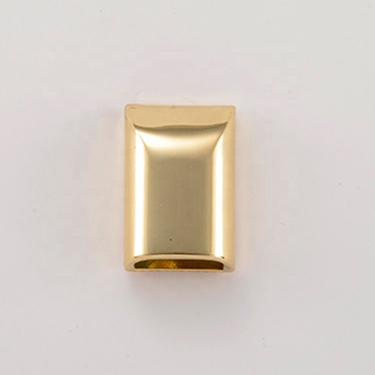 Luggage Metal Zipper Slider End Light gold Zinc Alloy Zipper End 10mm Handbag Accessories Zipper End Buckle