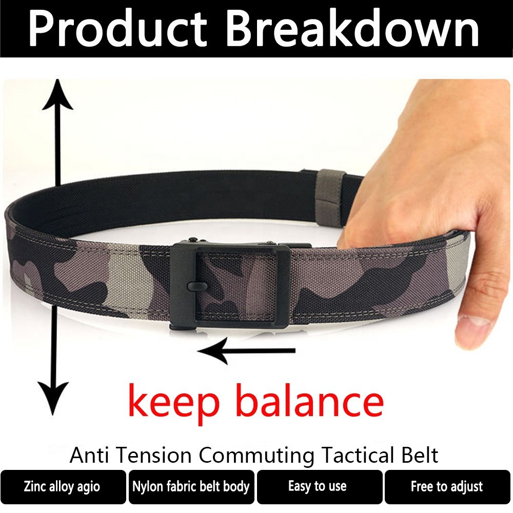 TUSHI Nylon 1100D security Tactical Belts For Men War Battle Multiple Colors Tactical Waist Metal Buckle Woven customized Belt
