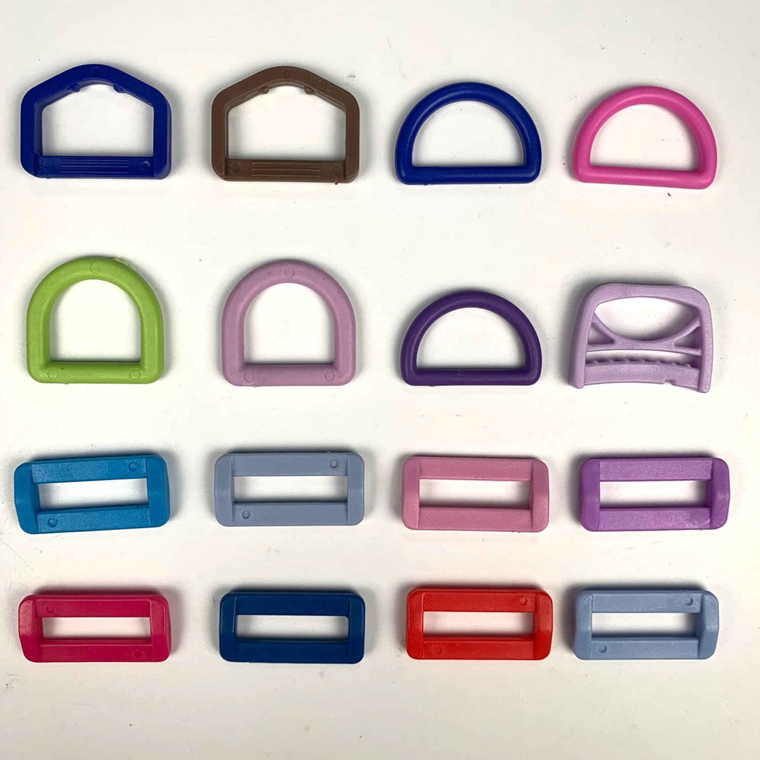 3/4" 1" 1.2" 1.5" 2" multisize wholesale cheap pom plastic webbing ladderlock buckles