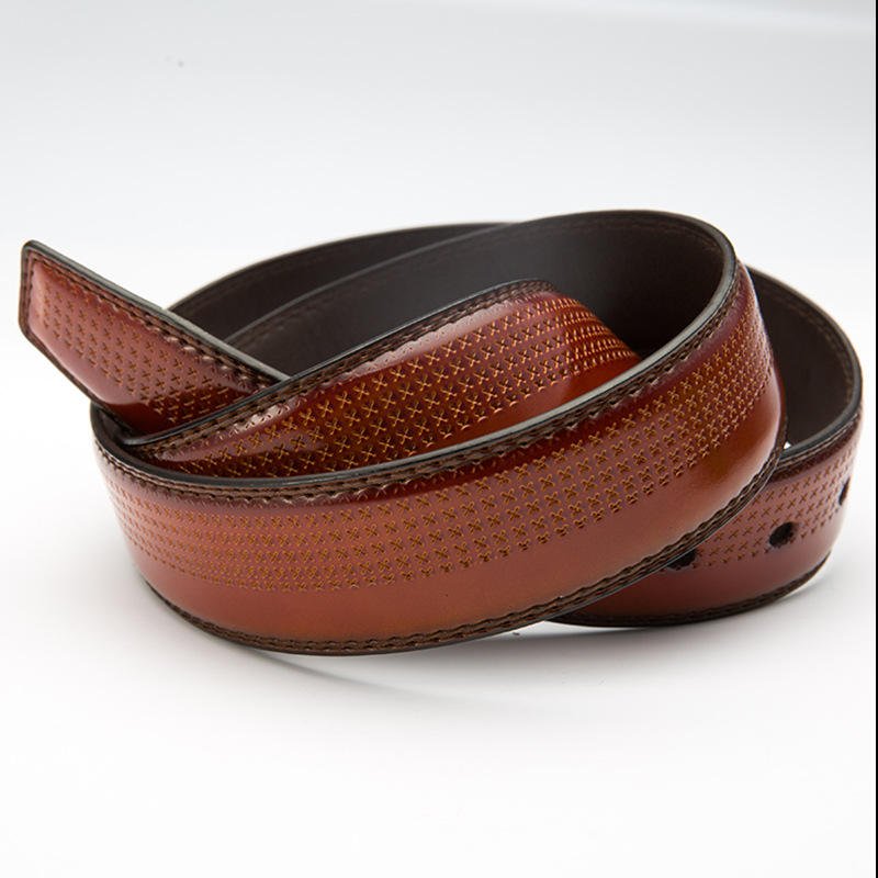 Hot Selling Fashion Retro Three-color Casual Needle Buckle Belt Custom Leather Mens Belt