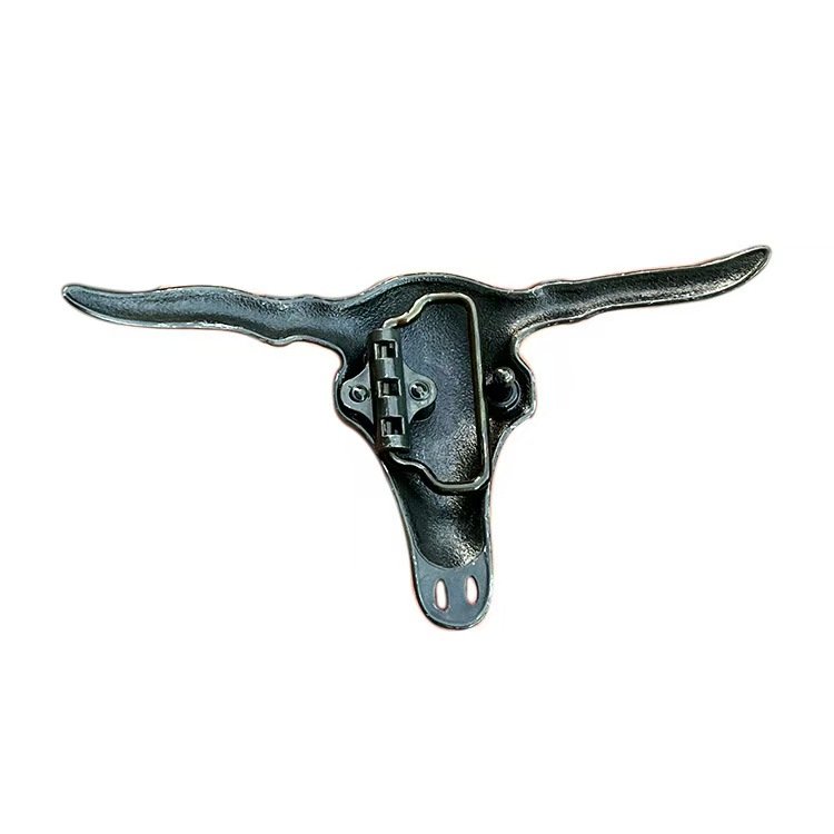Off-the-shelf zinc alloy bull skull belt buckle Western cowboy belt buckle