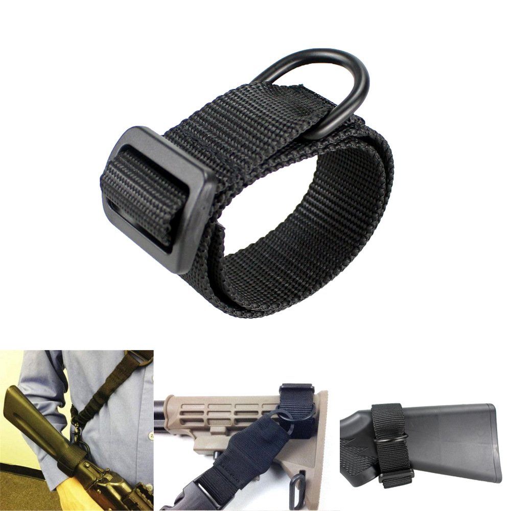 Multi Functional Tactical D Ring Buckle Nylon Belt Strap Fasten Strap Loop Attachment