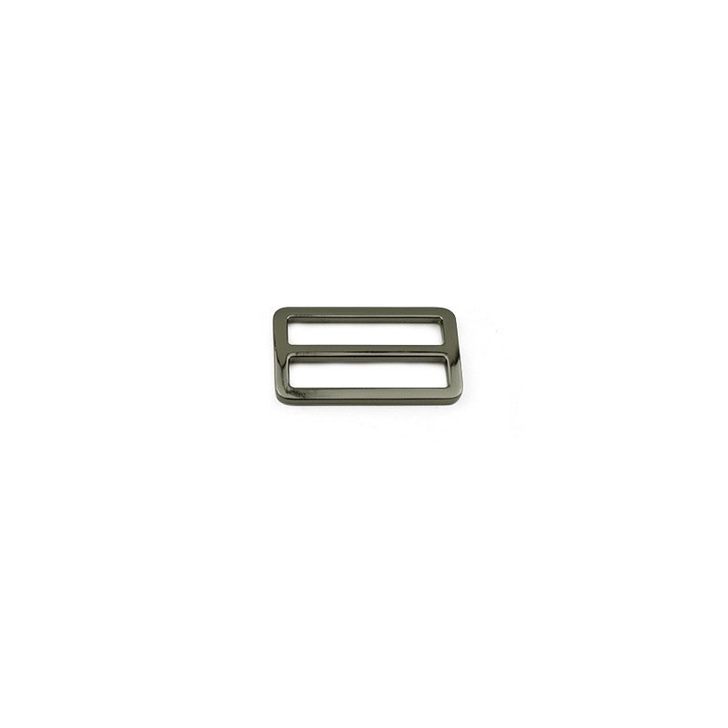 Metal High Quality Thickened Leather Bag Shoulder Strap Belt Web Rectangle Adjust Tri-glide Pin Roller Buckle Slider Loop
