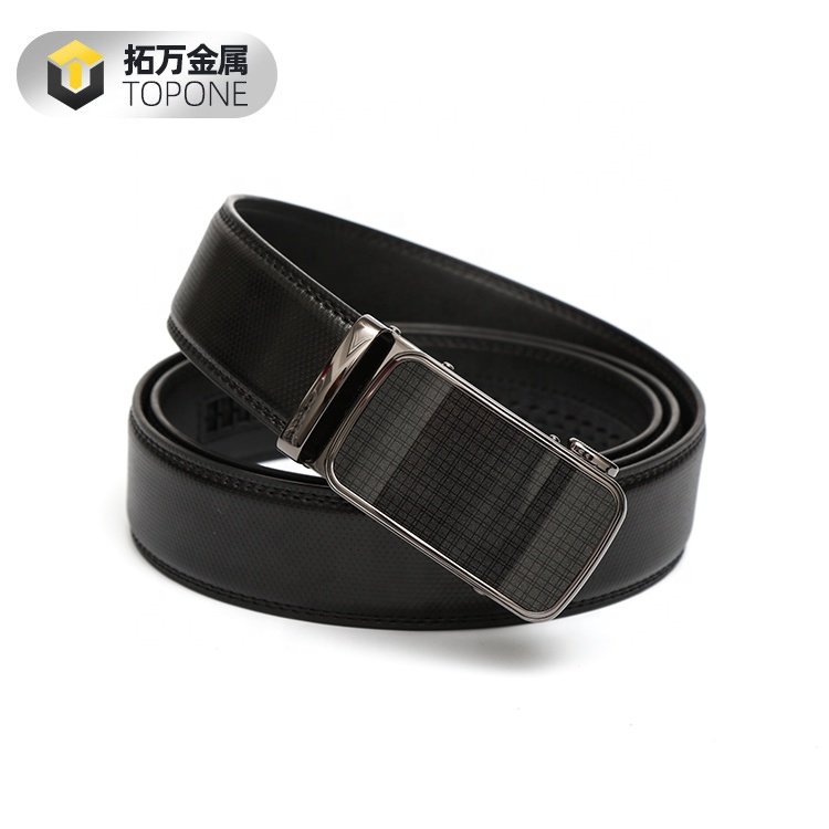 Authentic Twill Strap Back Pressure Buckle Straps Youths Waist Ratchet Belt Men's Causal Golf Luxury Genuine Leather Belts