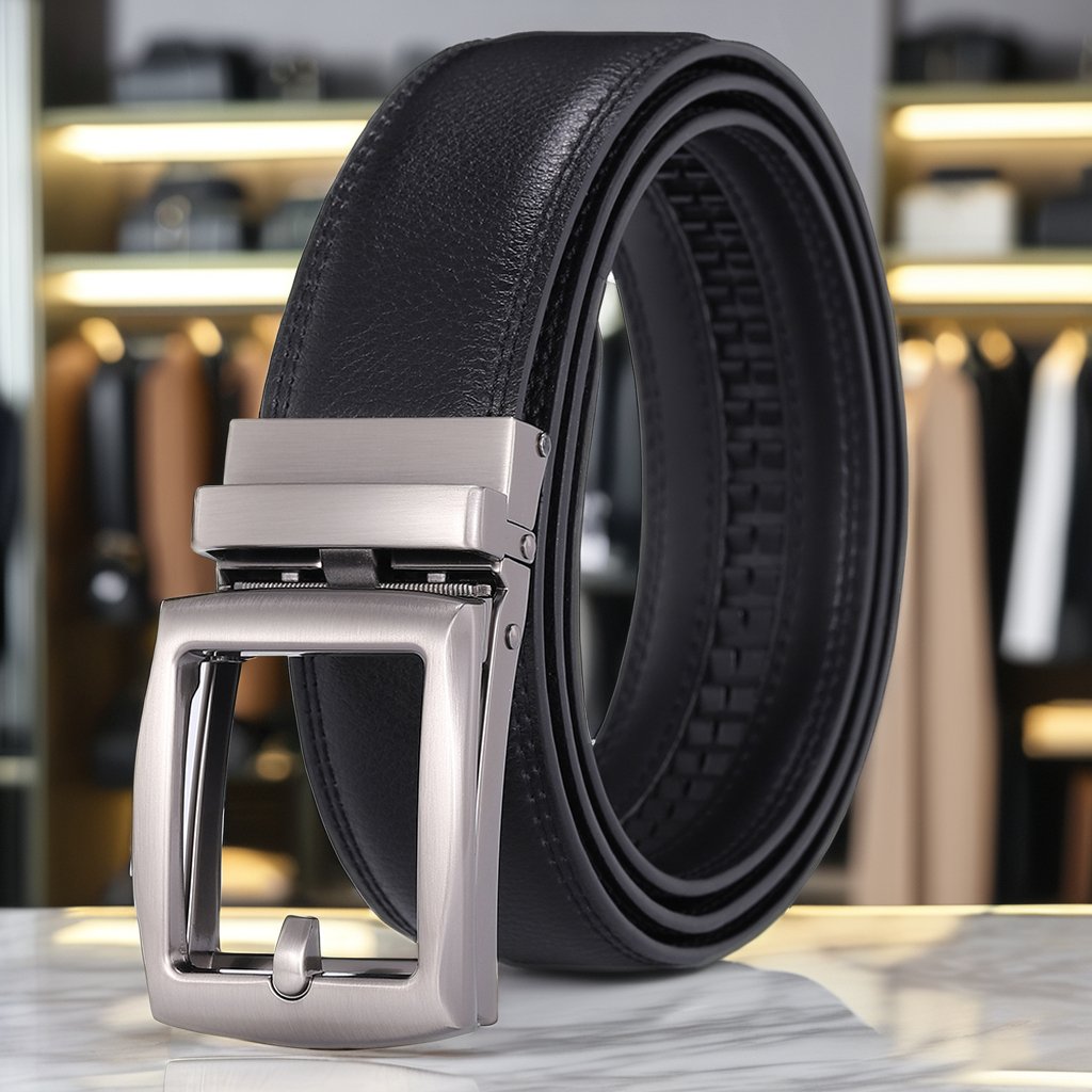 Wholesale Factory Custom New Style Business Belt High Quality Genuine Cowhide Leather Alloy Automatic Buckle Men's Logo Design