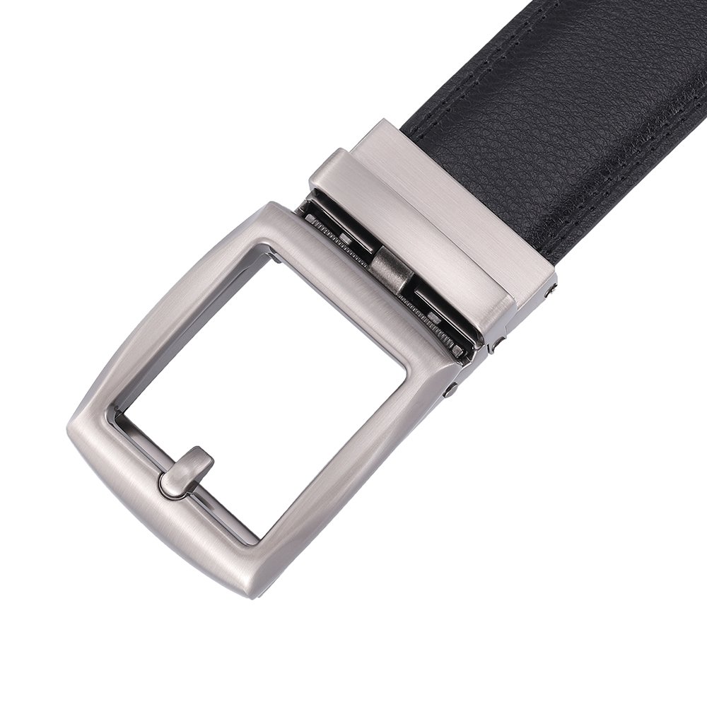 Wholesale Factory Custom New Style Business Belt High Quality Genuine Cowhide Leather Alloy Automatic Buckle Men's Logo Design