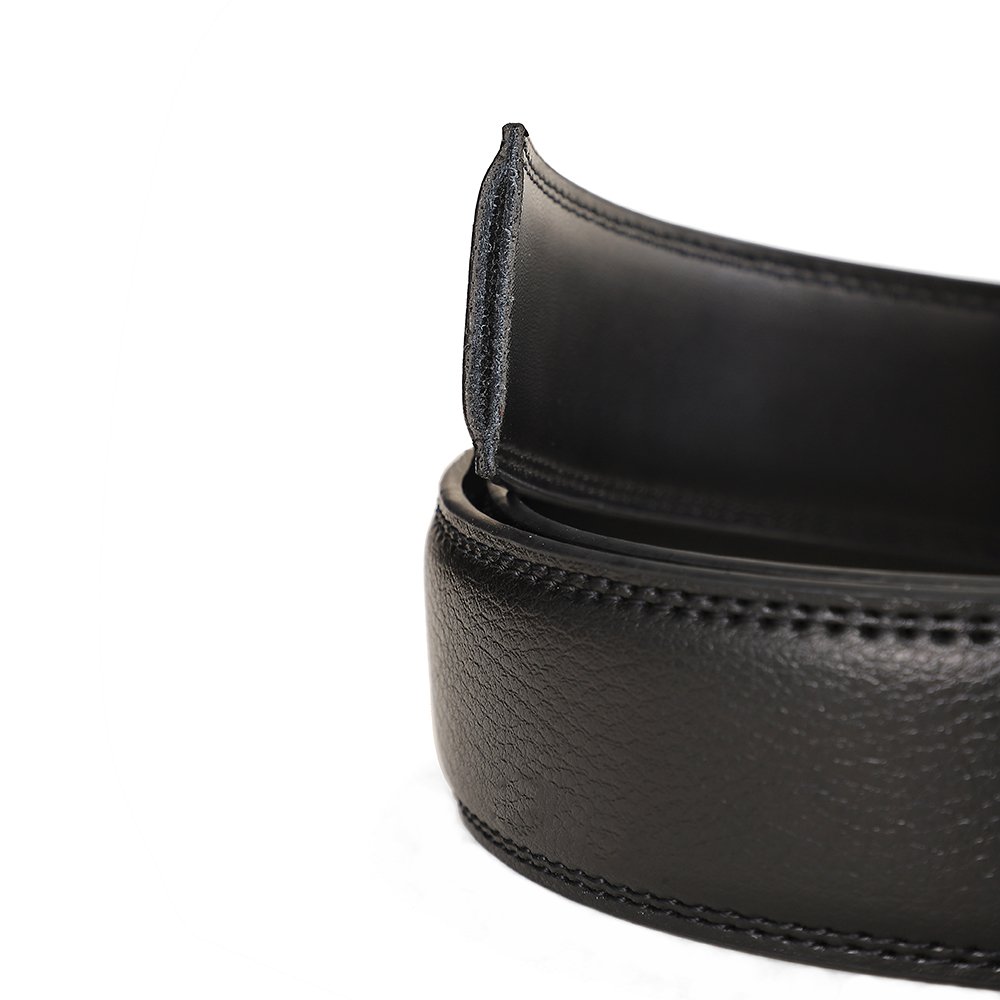 Wholesale Factory Custom New Style Business Belt High Quality Genuine Cowhide Leather Alloy Automatic Buckle Men's Logo Design