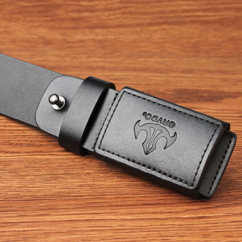Classic New Split Genuine Leather Alloy Pin Buckle Man Belt For Casual Dress Pants Cow Hide Leather Belts