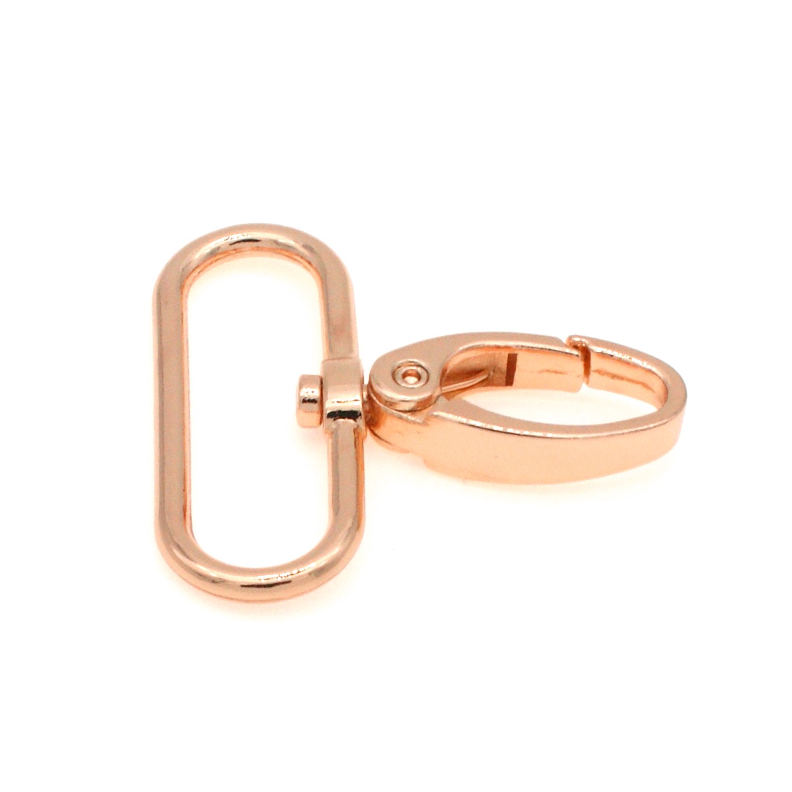 Wholesale custom zinc alloy dog buckle rotating mountaineering bag shoulder strap buckle 38mm popular keychain