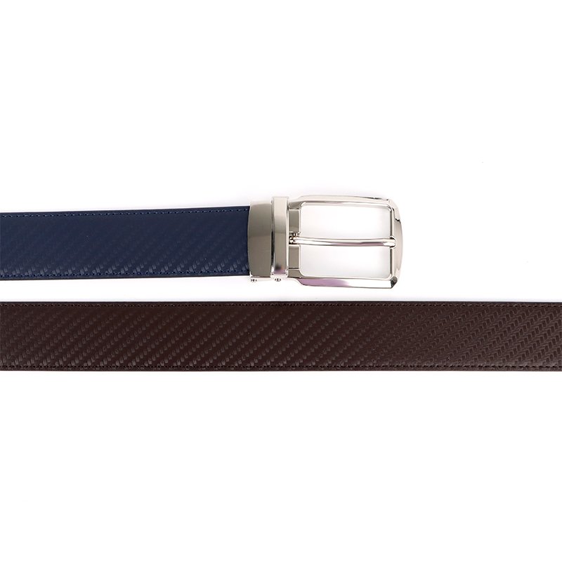 Men high-end genuine leather belt business casual pin buckle men belt simple fashion men belt with customizable logo