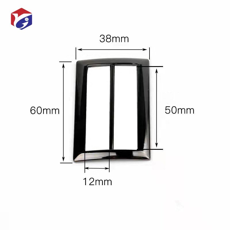 Pink Metal Slide Buckle For Belt Shoulder Strap Pants Coat Windbreaker Glide Strap Keeper Leather Craft Bag Adjuster Sliders