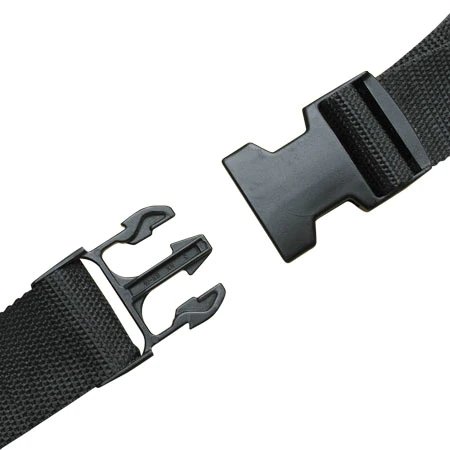 Factory direct sale plastic carabiner backpack webbing fixing safety carabiner plastic buckle