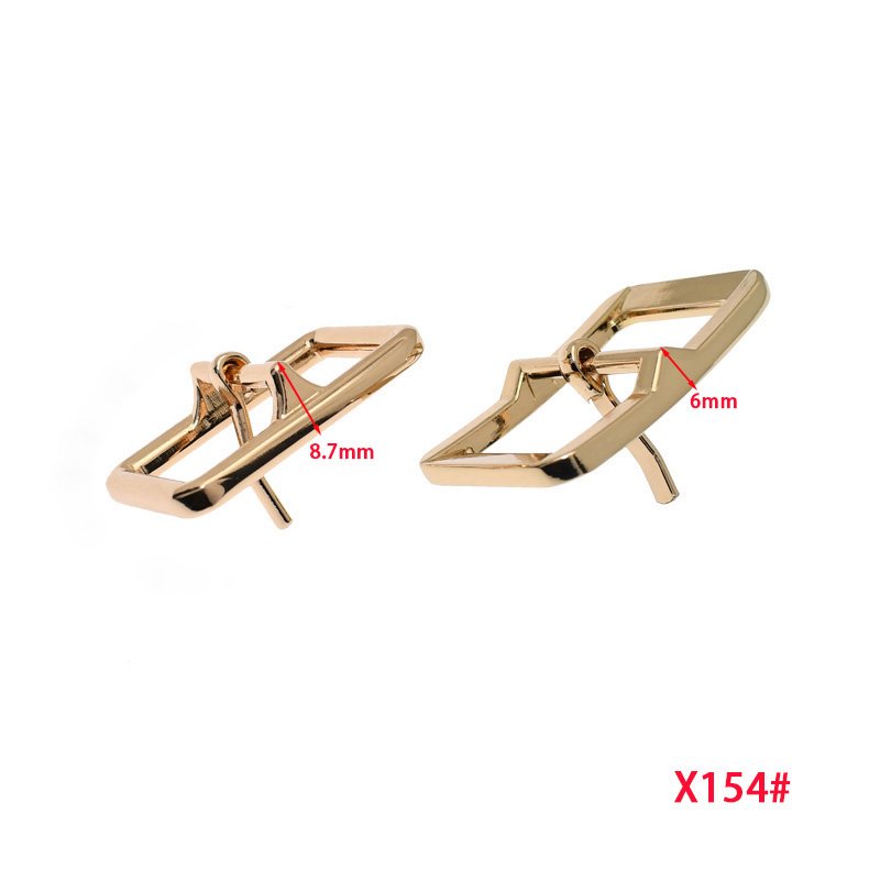 Ready to ship Center Bar Buckle Zamak metal Strap Adjustment pin Buckle Nickel/golden Multiple Sizes Logo available