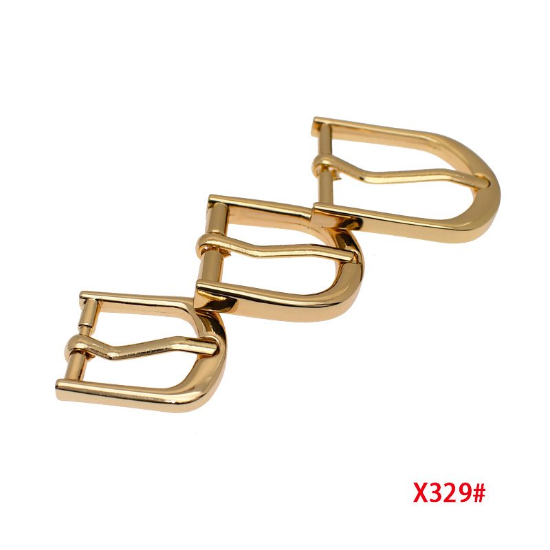 Ready to ship Belt buckle zinc alloy needle clasp for leather bag box decorative buckle can made logo 16mm/20mm/26mm