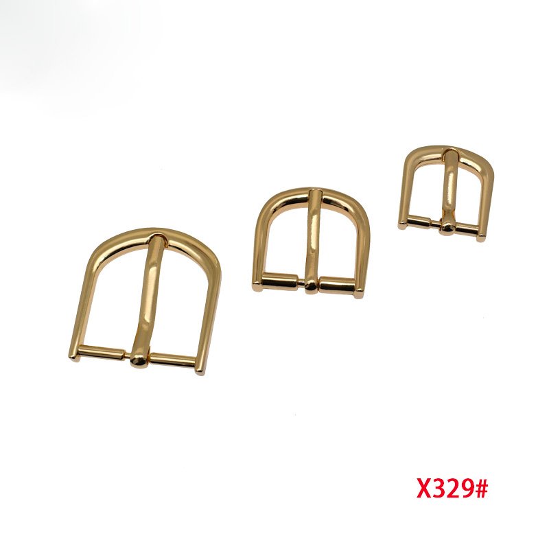 Ready to ship Belt buckle zinc alloy needle clasp for leather bag box decorative buckle can made logo 16mm/20mm/26mm