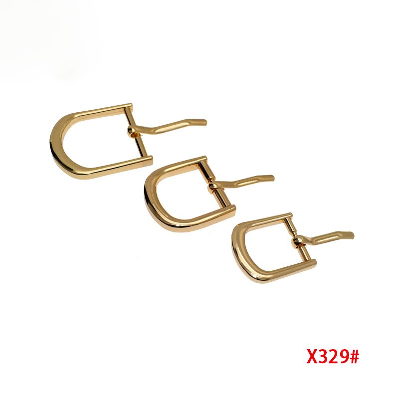 Ready to ship Belt buckle zinc alloy needle clasp for leather bag box decorative buckle can made logo 16mm/20mm/26mm