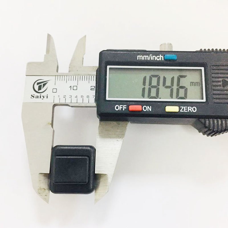 Clip for Clothing Accessories Shoes Buckle Garment Accessory Injection Plastic Square Fashionable ABS Sales Small Plastic Black