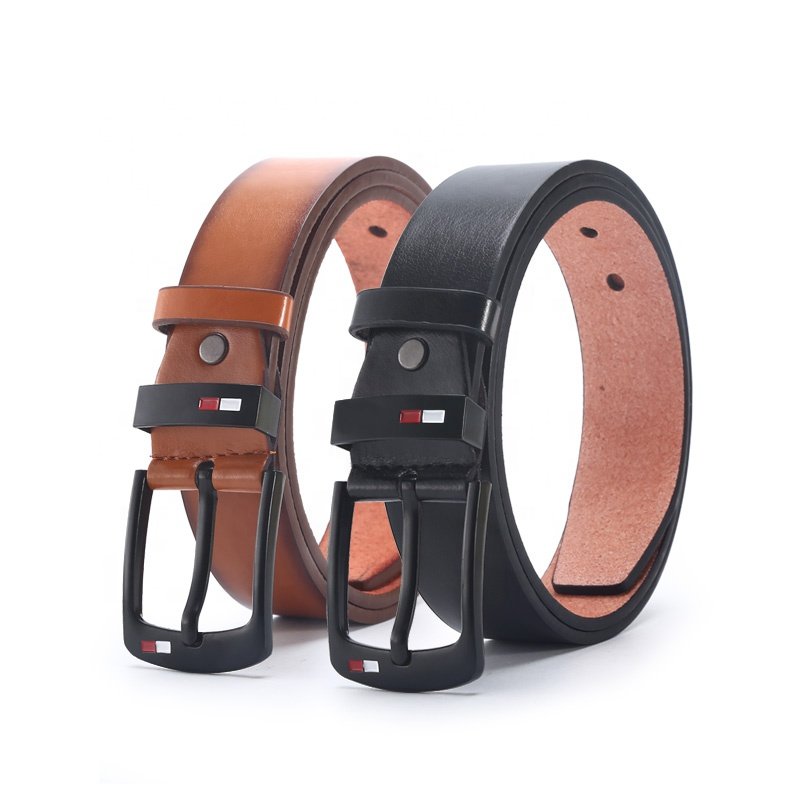 Luxury brand men's slide buckle belt synthetic leather belt for men pu leather belts men