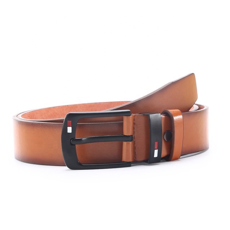Luxury brand men's slide buckle belt synthetic leather belt for men pu leather belts men