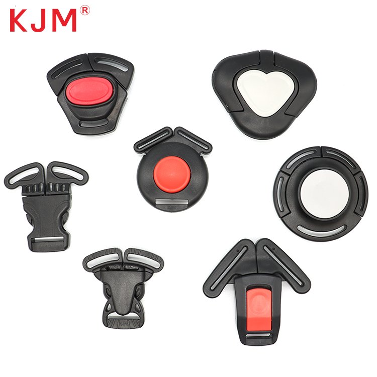 KJM Custom Baby Carrier Safety Vest Stroller 38mm 4 Point Harness Buckle with Safety Belt