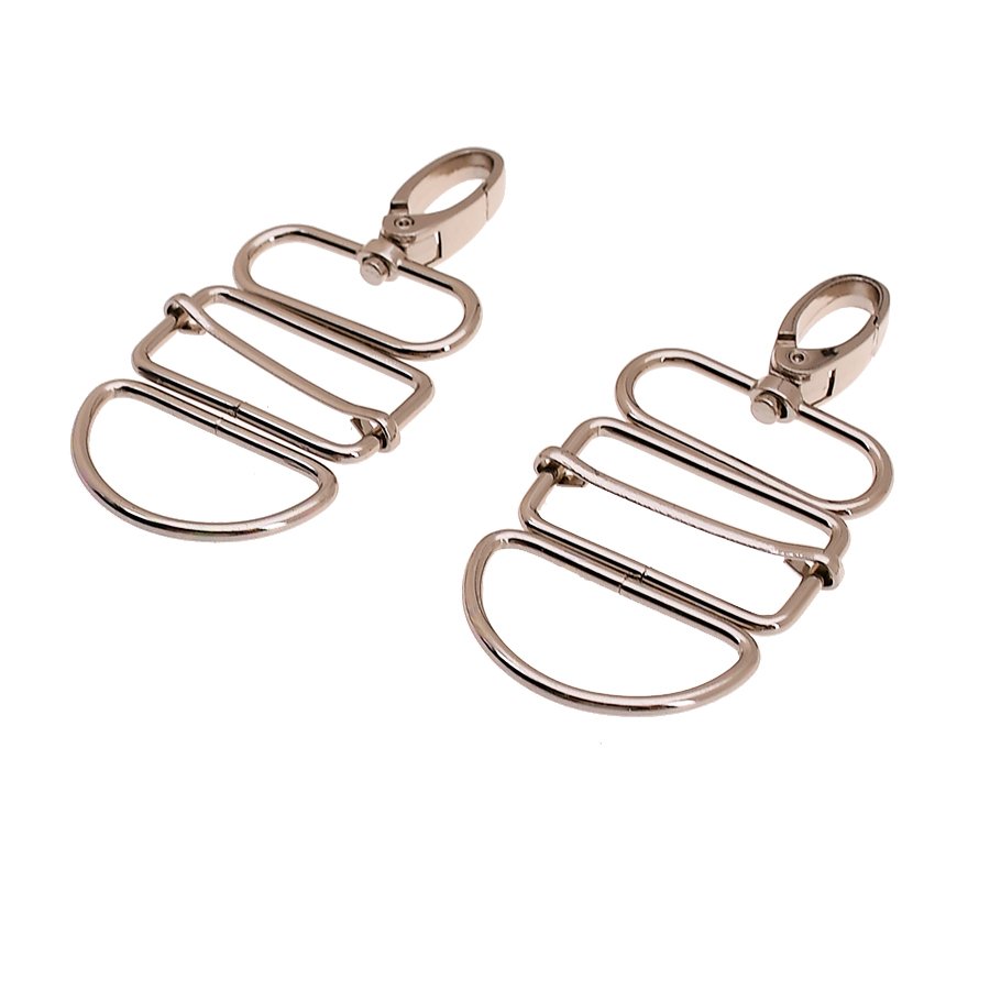 Basic Bag Making Hardware Set Metal Snap Hook Swivel Slider Buckle And D Ring Wholesale