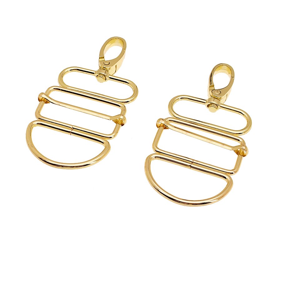 Basic Bag Making Hardware Set Metal Snap Hook Swivel Slider Buckle And D Ring Wholesale