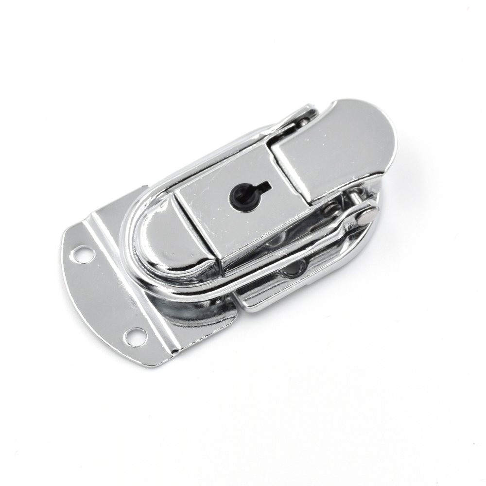 Fayshing Popular Aluminum Case Latch Clasp Lock Buckle with Key for Suitcase Briefcase Tool Box Wooden Box, FS-1147